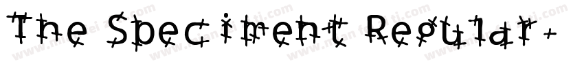 The Speciment Regular字体转换